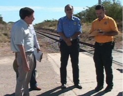 Supervisan cruces de ferrocarril en zona urbana y rural de Mazatlán.