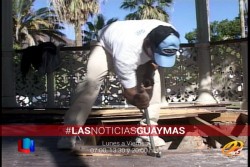 Rehabilitan kiosko de la Plaza 13 de julio