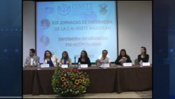 Fueron inauguradas jornadas de enfermería del ISSSTE