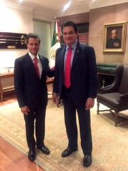 Se reúne el Gobernador MALOVA con el Presidente Enrique Peña Nieto en Los Pinos