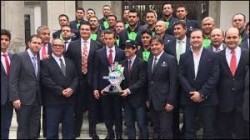 Peña Nieto recibe a los Venados en los Pinos