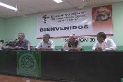Realizan primer Encuentro Estatal "El pensamiento crítico, Volver a Marx"
