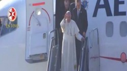 Llega el Papa a Tuxtla Gutiérrez, Chiapas