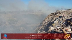 Incontrolable incendio en predio de Hermosillo