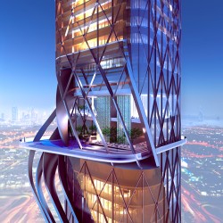 Una torre en Dubái tendrá playa y selva tropical