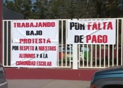 Maestros que no tienen pago de salarios desde hace dos años, confían en que este mes quede resuelto su problema.