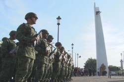 Conmemoran 103 aniversario del Ejército Mexicano.