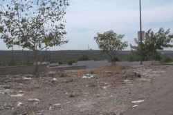 Sigue igual la calle Pastizales en Prados del Sol