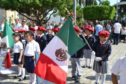 Realizan en Mazatlán exhibiciones de Escoltas de Preescolar y primaria.