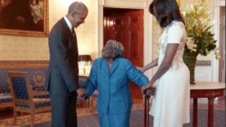 Anciana de 106 años baila con los Obama en la Casa Blanca