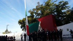 Conmemoran el 195 aniversario de la bandera de México
