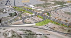 Ya se construye la ultima etapa del nuevo trebol de Los Mochis