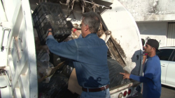 Alcalde de Mazatlán realiza labores de recolección de basura