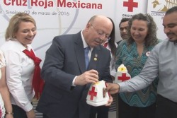 Colecta de Cruz Roja dentro de la UAS, pretenden superar 270 mil pesos