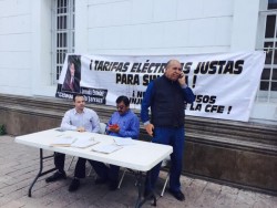 Reanudan jornada de recolección de firmas para solicitar tarifas eléctricas justas para Sinaloa