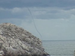 ¡Granizo y Trombas Marinas en Mazatlán!