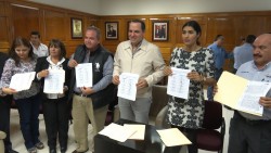 Autoridades electorales y el ayuntamiento firman convenio de colaboración