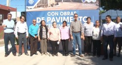 Inauguran calles en la colonia Salvador Allende.