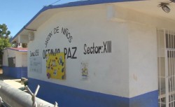 Sostienen autoridades educativas reunión con madres de familia del kinder "Octavio Paz Lozano".