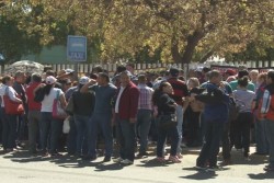Se manifiestan maestros de la CNTE ante amenaza de despido a quienes no atendieron evaluación docente