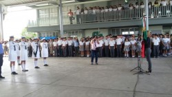 Realizan lunes cívico en Cobaes 95.