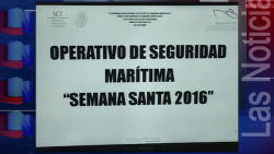 Listo operativo de seguridad Marítima para Semana Santa