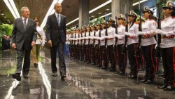 Inician actividades oficiales de Obama en Cuba; rinde homenaje a Martí