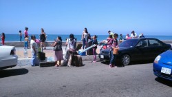 Llegada masiva de turismo al puerto de Mazatlán.