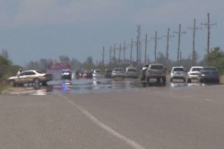 Mucho tráfico en la  Carretera Navolato-Altata