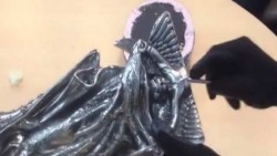 Aseguran virgen de cerámica con 81 mil 271 dólares escondidos