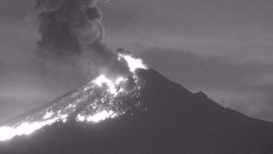Alerta volcánica se mantiene en amarillo fase 2 tras exhalación del Popocatépetl