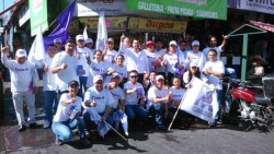 Inicia candidato del PAS al distrito XXIII campaña en el centro de la ciudad.