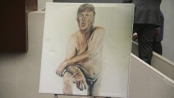 Prohíben en EE.UU. un cuadro de Donald Trump, desnudo y con «genitales diminutos»