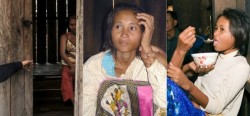 La triste vida de la 'mujer salvaje' en su poblado tras pasar 20 años perdida en la jungla