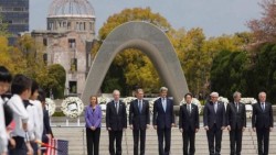 Cancilleres del G7 acuerdan trabajar por un mundo sin armas atómicas