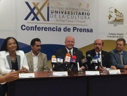 Presenta la UAS el XXl Festival Internacional Universitario de la Cultura con el nombre de José Ángel Espinoza