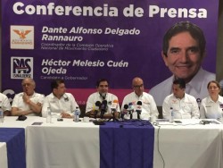 Cuén Ojeda tiene todo el respaldo del partido, asegura el Coordinador de la Comisión Operativa Nacional de Movimiento Ciudadano