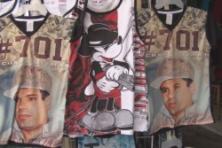 Imagen de "El Chapo" en camisetas
