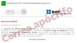 El SAT alerta sobre correos apócrifos