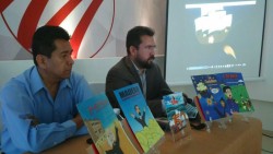 Presentan cómics con relatos históricos.