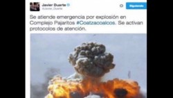 Pifia de Javier Duarte al utilizar foto de Libia por explosión en Coatzacoalcos