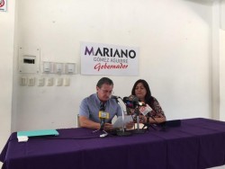 Listo Mariano Gómez para el primer debate