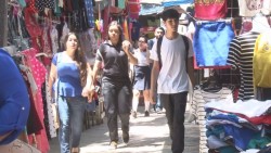 Comerciantes afectados por obra en calle Colón, se instalan en plazuela Obregón