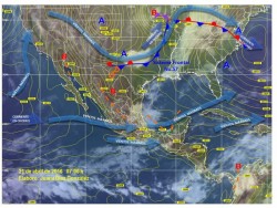 Podría registrarse lluvias muy fuerte en Chihuahua, Durango, Oaxaca y Chiapas