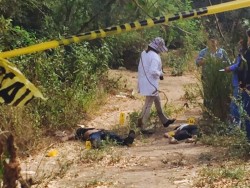 Dos personas fueron encontradas sin vida en un predio baldío a espaldas de los campos de la SAGARPA
