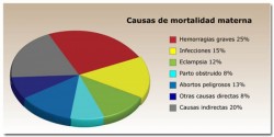 300 mujeres embarazadas mueren al año en el mundo.