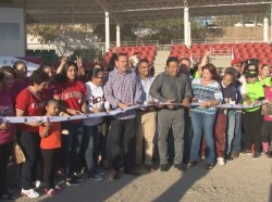 Entregan el nuevo estadio de softbol del PEME