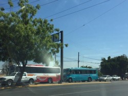 Mueven parada de unidades que transitan por Calzada Aeropuerto