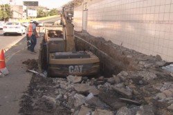 En marcha, construcción de drenaje pluvial en Serdán.