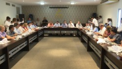 Quirino Ordaz se reúne con empresarios de Los Mochis